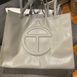 AUTHENTIC Large grey Telfar bag.